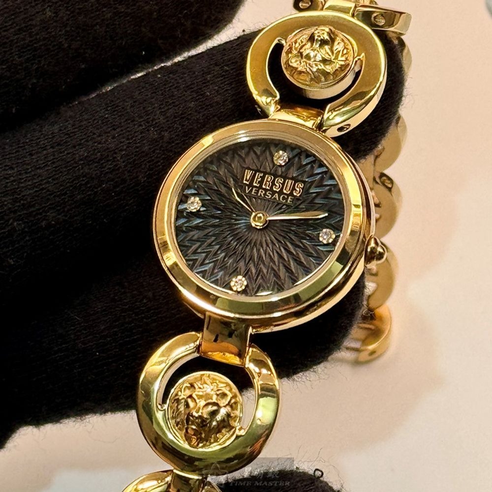 VERSUS VERSACE手錶,編號VV00378,28mm金色錶殼,金色錶帶款◉20A004